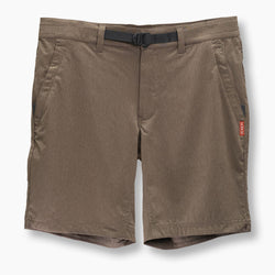 KETL Mtn Virtue Hybrid Shorts V3 9" Inseam: Swim, Hike, Travel, Lounge, Bike - Men's Hiking Chino Style Lightweight Brown Short/Bib Short Virtue V.3 9" Hybrid Shorts