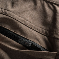 KETL Mtn Virtue Hybrid Shorts V3 9" Inseam: Swim, Hike, Travel, Lounge, Bike - Men's Hiking Chino Style Lightweight Brown Short/Bib Short Virtue V.3 9" Hybrid Shorts