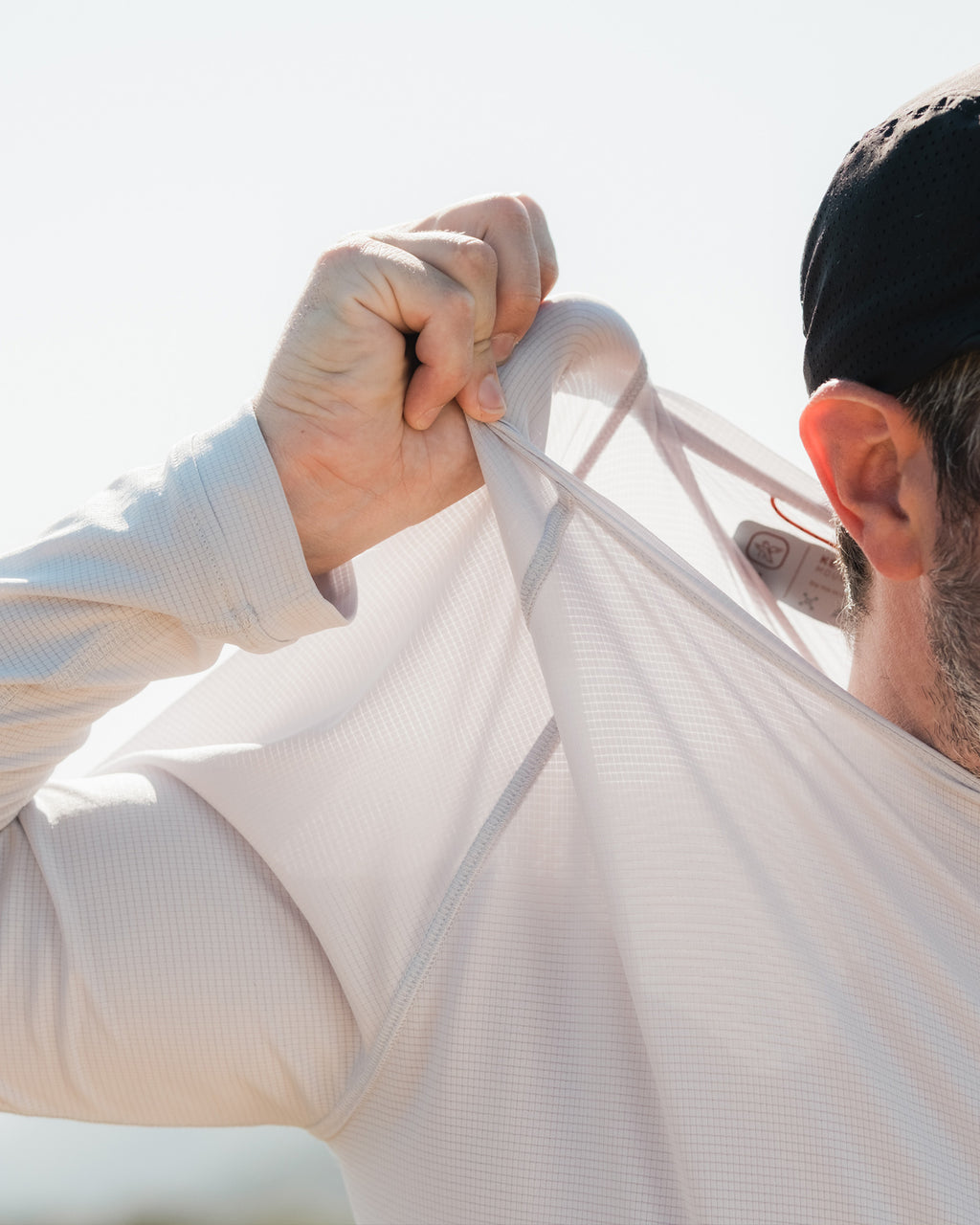 Ketl Mtn Nofry Sun Shirt Long Sleeve - SPF/UPF 30+ Sun Protection Shirt Lightweight For Summer Travel - Cloud Men's T-Shirt Nofry Sun Shirt LS