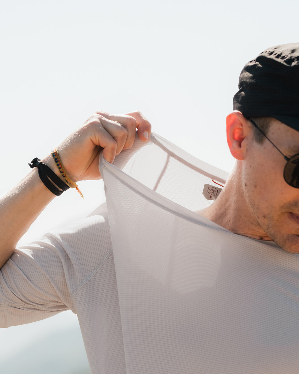 Ketl Mtn Nofry Sun Shirt Short Sleeve - SPF/UPF 30+ Sun Protection Shirt Lightweight For Summer Travel - Cloud Men's T-Shirt Nofry Sun Shirt SS