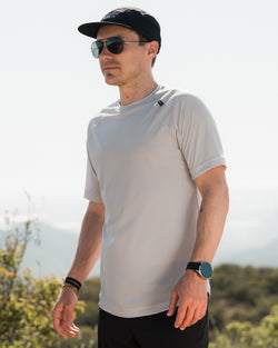 Ketl Mtn Nofry Sun Shirt Short Sleeve - SPF/UPF 30+ Sun Protection Shirt Lightweight For Summer Travel - Cloud Men's - T-Shirt - Nofry Sun Shirt SS