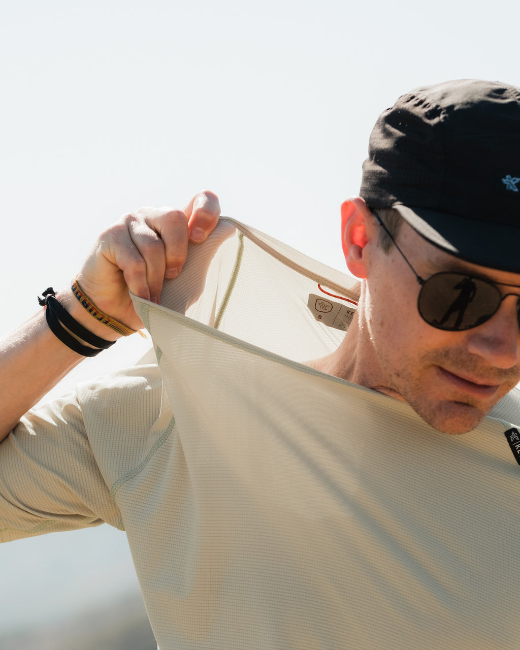 Ketl Mtn Nofry Sun Shirt Short Sleeve - SPF/UPF 30+ Sun Protection Shirt Lightweight For Summer Travel - Sage Men's T-Shirt Nofry Sun Shirt SS