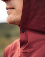 KETL Mtn Nofry Sun Hoodie Burgundy Men's