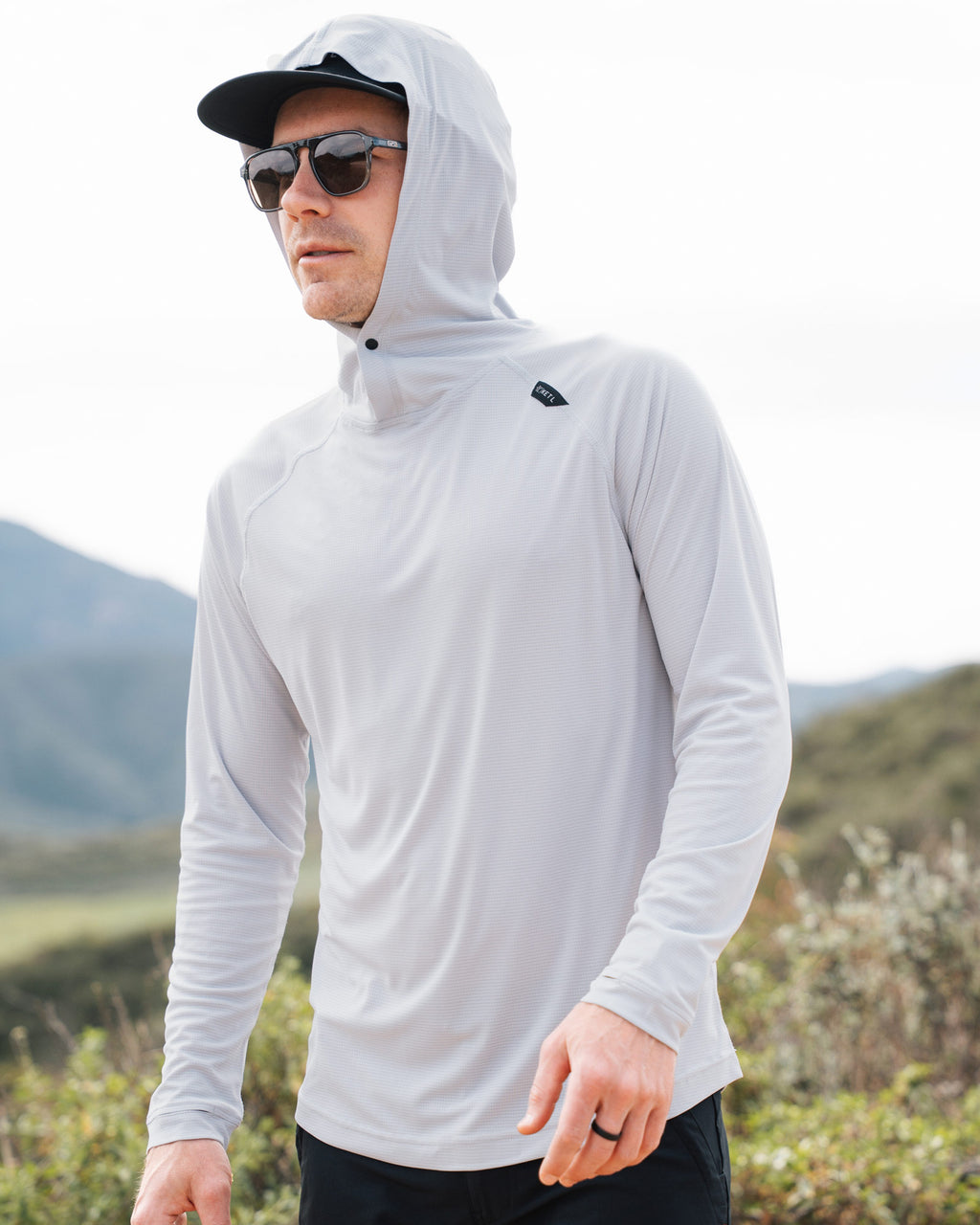 KETL Mtn Nofry Sun Hoodie Light Cloud Men's - Sweatshirt/Hoodie - Nofry Sun Hoodie