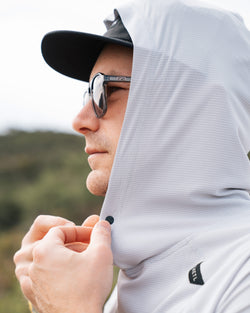 KETL Mtn Nofry Sun Hoodie Light Cloud Men's - Sweatshirt/Hoodie - Nofry Sun Hoodie