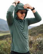 KETL Mtn Nofry Sun Hoodie Green Men's - Sweatshirt/Hoodie - Nofry Sun Hoodie