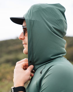 KETL Mtn Nofry Sun Hoodie Green Men's - Sweatshirt/Hoodie - Nofry Sun Hoodie