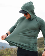 KETL Mtn Nofry Sun Hoodie Green Men's Sweatshirt/Hoodie Nofry Sun Hoodie