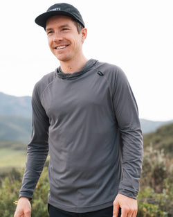 KETL Mtn Nofry Sun Hoodie Grey Men's - Sweatshirt/Hoodie - Nofry Sun Hoodie