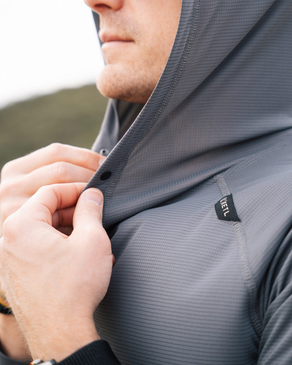 KETL Mtn Nofry Sun Hoodie Grey Men's - Sweatshirt/Hoodie - Nofry Sun Hoodie