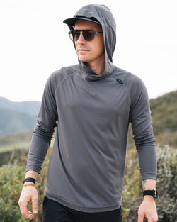 KETL Mtn Nofry Sun Hoodie Grey Men's Sweatshirt/Hoodie Nofry Sun Hoodie