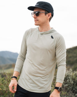 KETL Mtn Nofry Sun Hoodie Sage Men's - Sweatshirt/Hoodie - Nofry Sun Hoodie