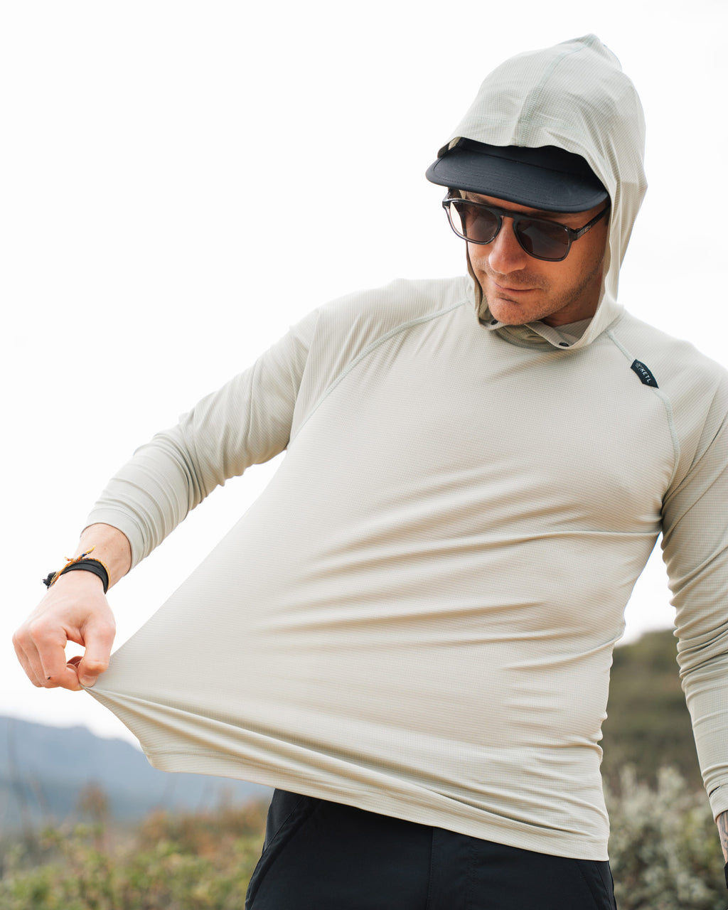 KETL Mtn Nofry Sun Hoodie Sage Men's