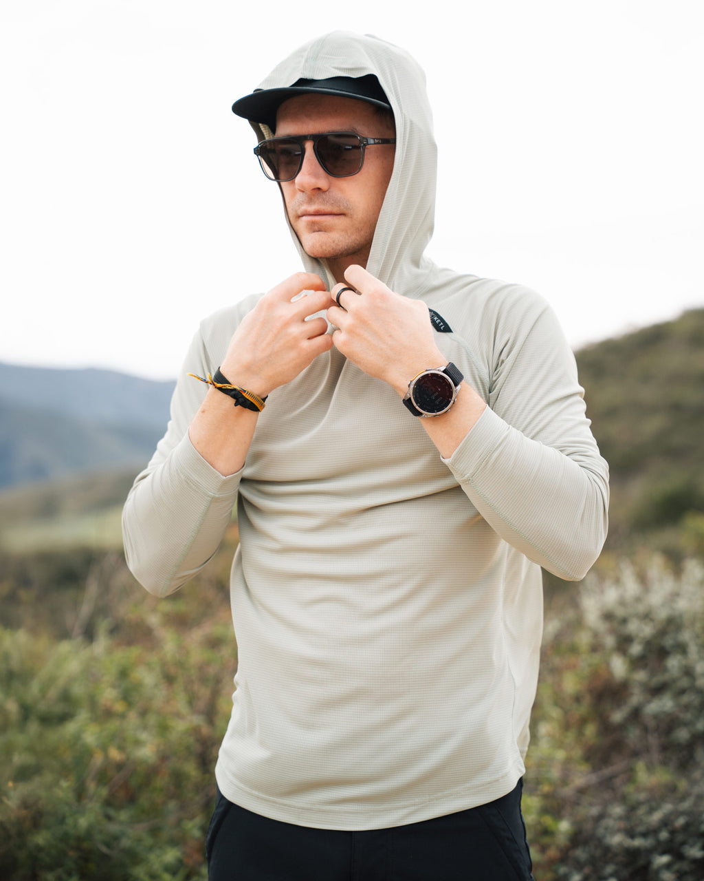 KETL Mtn Nofry Sun Hoodie Sage Men's