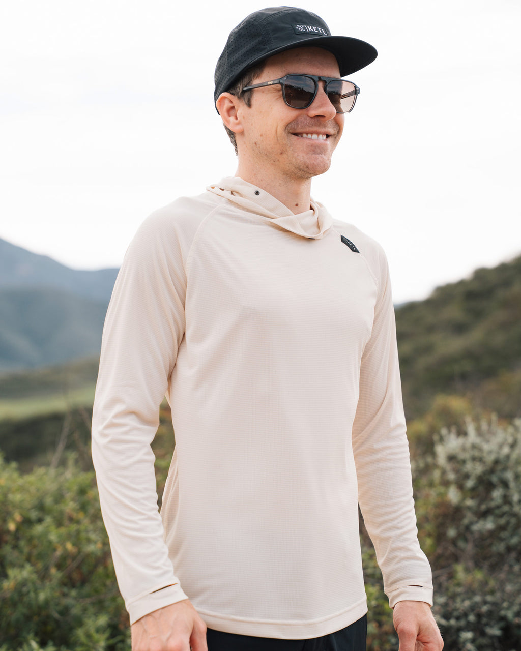 KETL Mtn Nofry Sun Hoodie Sand Men's - Sweatshirt/Hoodie - Nofry Sun Hoodie