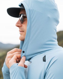 KETL Mtn Nofry Sun Hoodie Slate Men's Sweatshirt/Hoodie Nofry Sun Hoodie