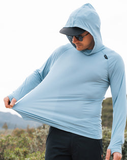 KETL Mtn Nofry Sun Hoodie Slate Men's Sweatshirt/Hoodie Nofry Sun Hoodie