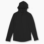 KETL Mtn Nofry Sun Hoodie - SPF/UPF 30+ Sun Protection Shirt Lightweight For Summer Travel - Black Men's Sweatshirt/Hoodie Nofry Sun Hoodie