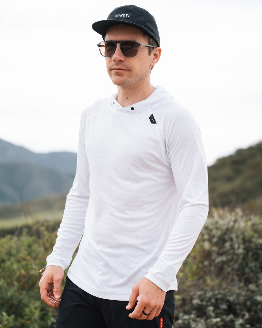 KETL Mtn Nofry Sun Hoodie White Men's - Sweatshirt/Hoodie - Nofry Sun Hoodie