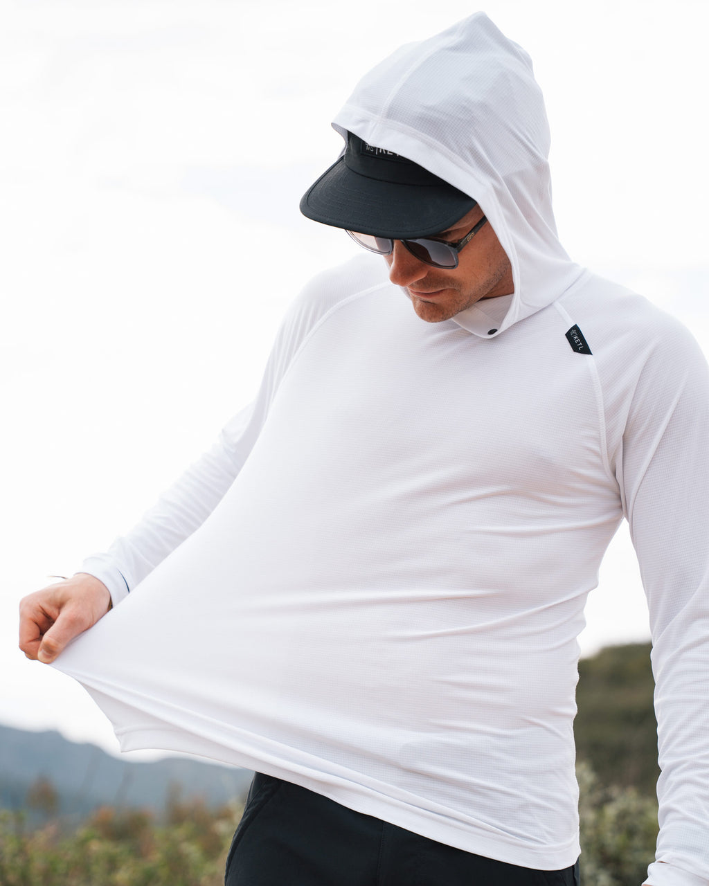 KETL Mtn Nofry Sun Hoodie White Men's - Sweatshirt/Hoodie - Nofry Sun Hoodie