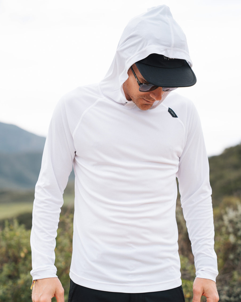 KETL Mtn Nofry Sun Hoodie White Men's Sweatshirt/Hoodie Nofry Sun Hoodie