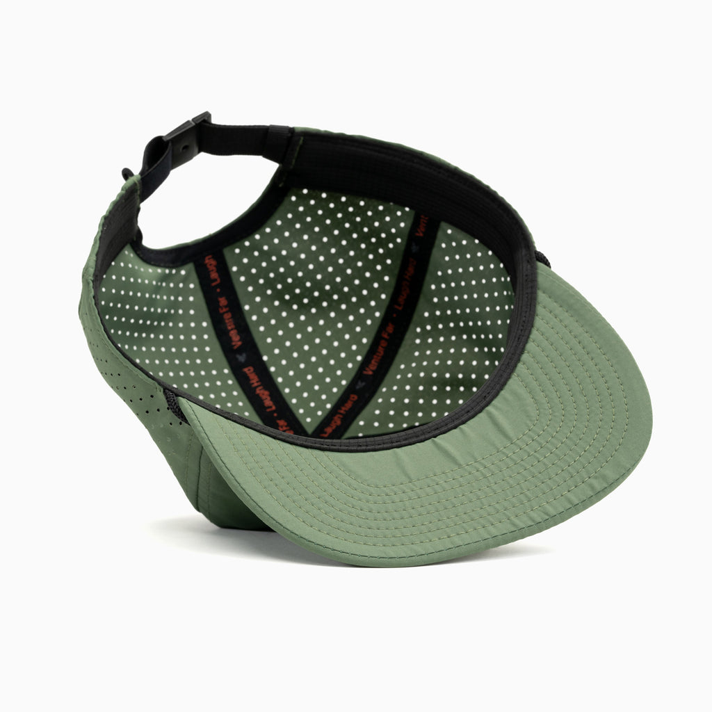 KETL Mtn Rambler V.2 Lightweight Travel Hat Green One Size MPN: R.V2.HAT.MOSS UPC: 810112313222 Hats Rambler Lightweight Travel Hat V.2