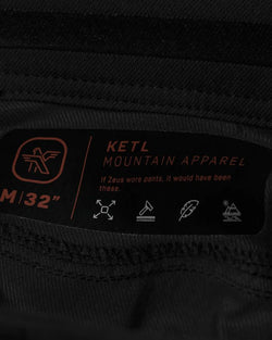 KETL Mtn Shenanigan Pant 30" Inseam Black Men's - Casual Pants - Shenanigan Pant 30"