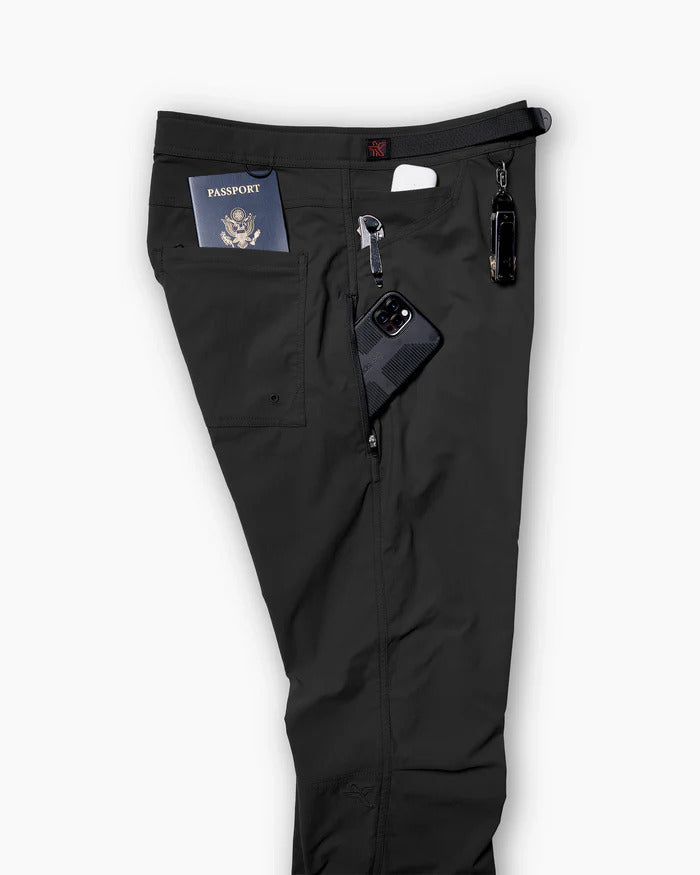 KETL Mtn Shenanigan Hiking Pants Relaxed Fit 30" Inseam Black Men's - Casual Pants - Shenanigan Pant 30"