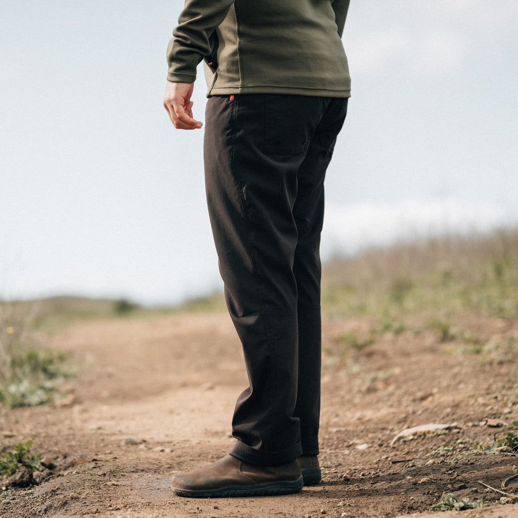 KETL Mtn Shenanigan Hiking Pants Straight Fit 34" Inseam - Lightweight, Stretchy, Packable, Adventure Travel Men's Pants Black - Casual Pants - Shenanigan Pant 34"