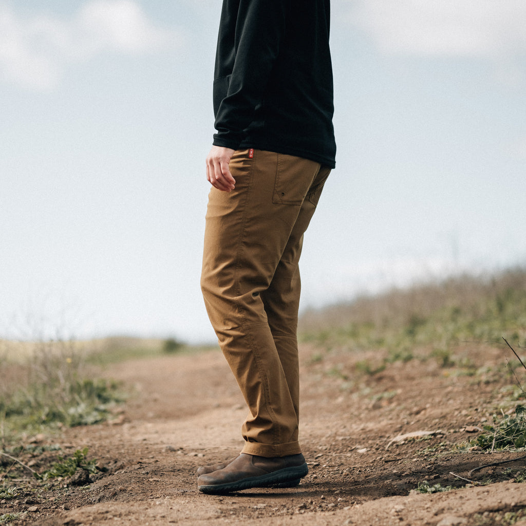 KETL Mtn Shenanigan Hiking Pants Straight Fit 34" Inseam - Lightweight, Stretchy, Packable, Adventure Travel Men's Pants Brown - Casual Pants - Shenanigan Pant 34"