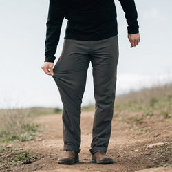 KETL Mtn Shenanigan Hiking Pants Straight Fit 34" Inseam - Lightweight, Stretchy, Packable, Adventure Travel Men's Pants Grey - Casual Pants - Shenanigan Pant 34"