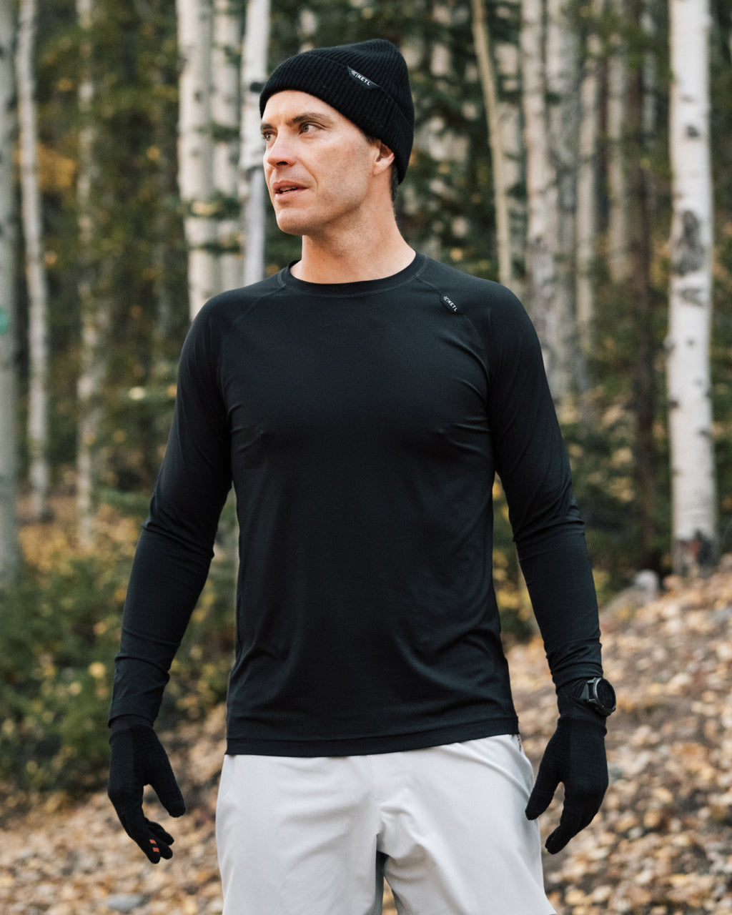 KETL Mtn Shoulder Season Base Layer Top Black Men's