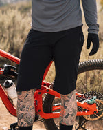 KETL Mtn Skid Mark Cordura MTB Short 12" Black Beauty Men's Short/Bib Short Skid Mark Cordura MTB Shorts