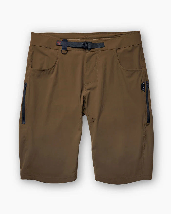 KETL Mtn Skid Mark Cordura MTB Short 12" Brown Beauty Men's Short/Bib Short Skid Mark Cordura MTB Shorts