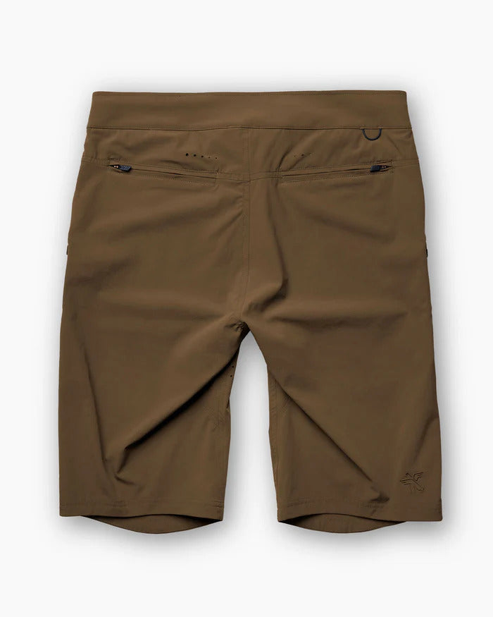 KETL Mtn Skid Mark Cordura MTB Short 12" Brown Beauty Men's - Short/Bib Short - Skid Mark Cordura MTB Shorts