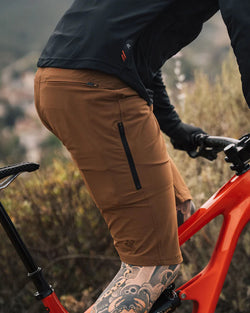 KETL Mtn Skid Mark Cordura MTB Short 12" Brown Beauty Men's Short/Bib Short Skid Mark Cordura MTB Shorts