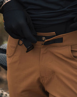 KETL Mtn Skid Mark Cordura MTB Short 12" Brown Beauty Men's - Short/Bib Short - Skid Mark Cordura MTB Shorts