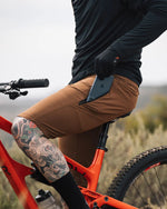 KETL Mtn Skid Mark Cordura MTB Short 12" Brown Beauty Men's - Short/Bib Short - Skid Mark Cordura MTB Shorts