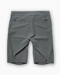 KETL Mtn Skid Mark Cordura MTB Short 12" Grey Beauty Men's - Short/Bib Short - Skid Mark Cordura MTB Shorts