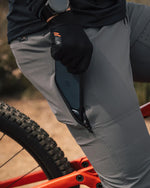KETL Mtn Skid Mark Cordura MTB Short 12" Grey Beauty Men's - Short/Bib Short - Skid Mark Cordura MTB Shorts