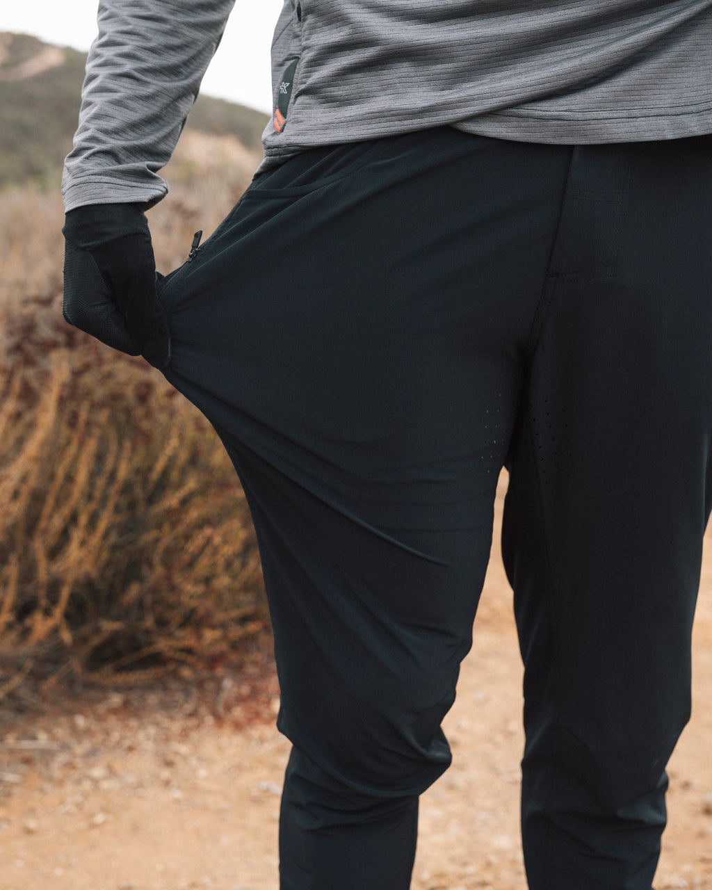 KETL Mtn Skid Mark MTB Pants Black Men's - Casual Pants - Skid Mark MTB Pants