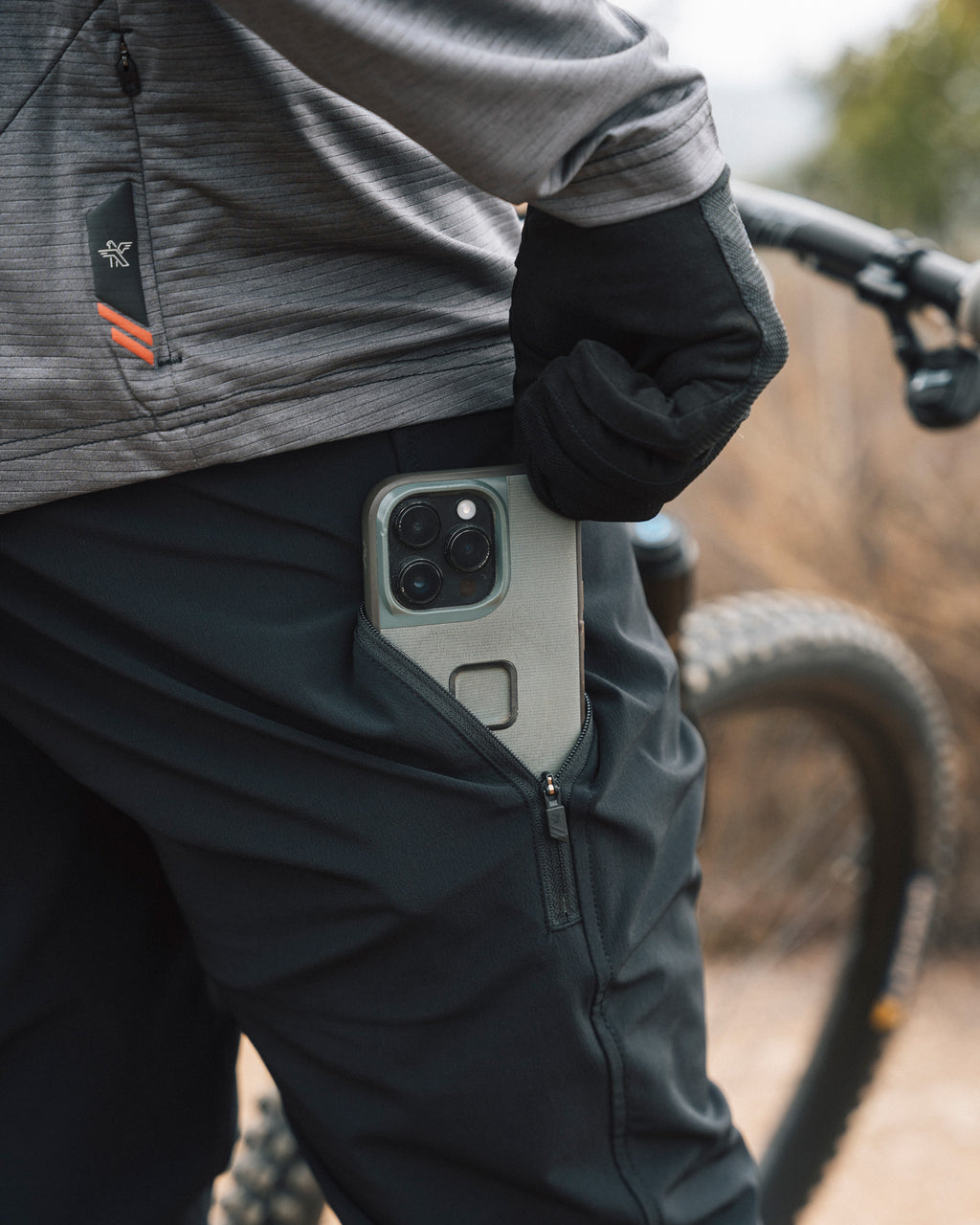 KETL Mtn Skid Mark MTB Pants Grey Men's