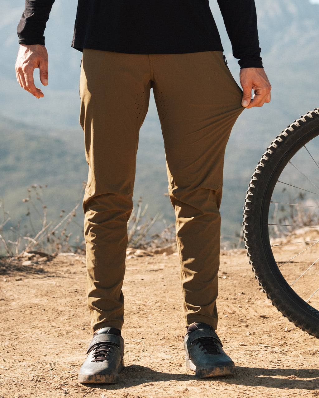 KETL Mtn Skid Mark MTB Pants Brown Men's - Casual Pants - Skid Mark MTB Pants