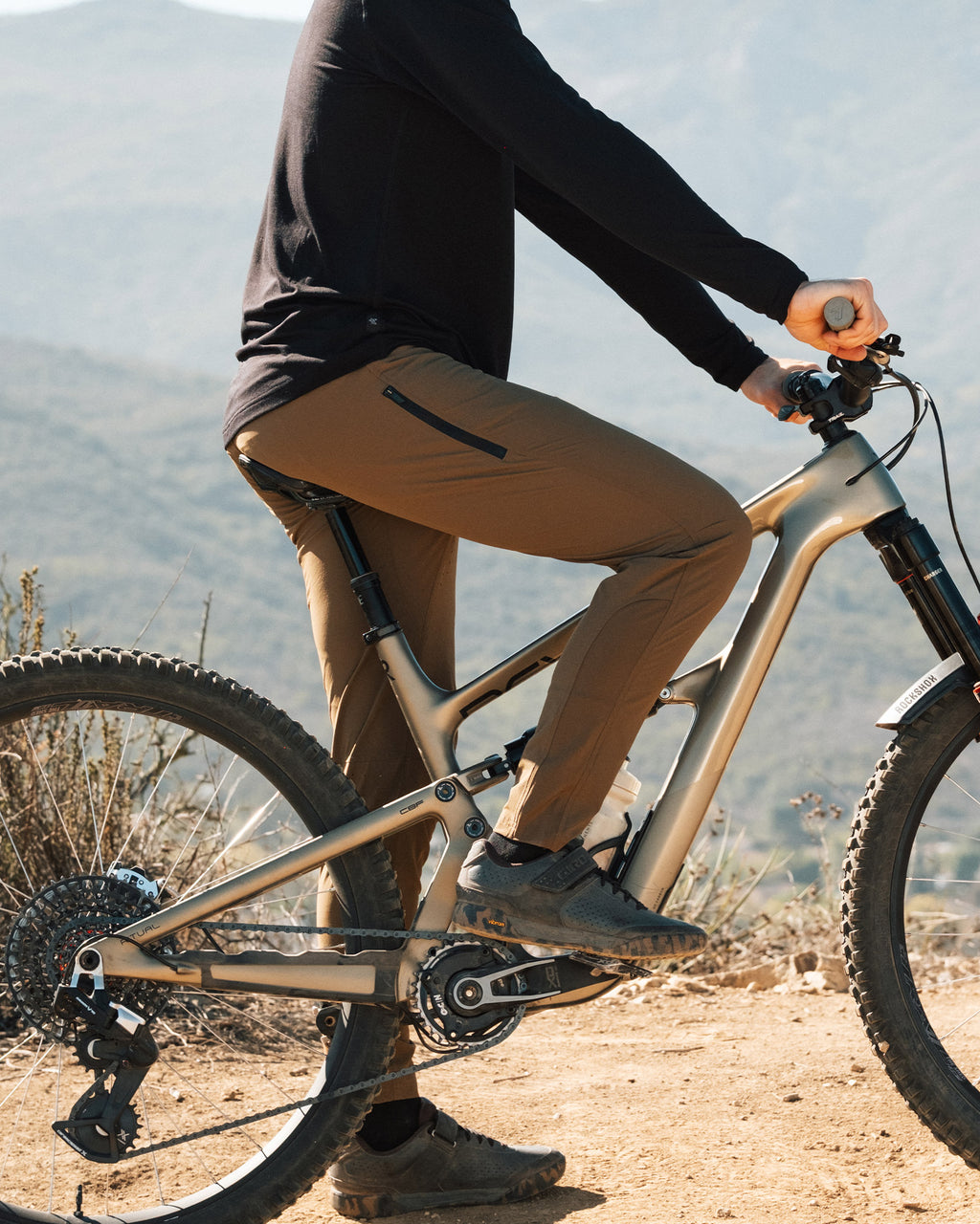 KETL Mtn Skid Mark MTB Pants Brown Men's Casual Pants Skid Mark MTB Pants