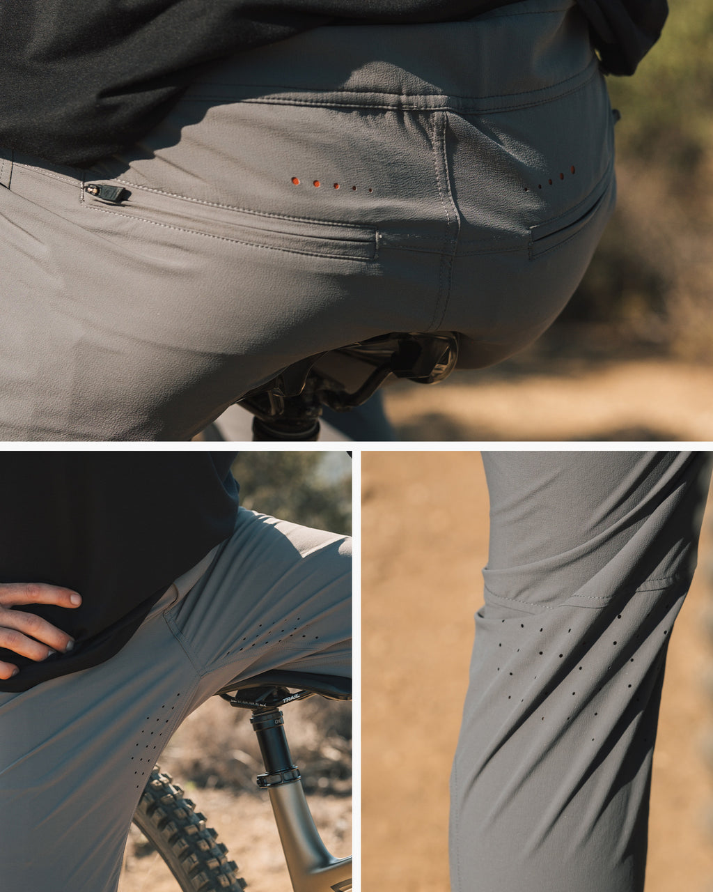 KETL Mtn Skid Mark MTB Pants Grey Men's - Casual Pants - Skid Mark MTB Pants
