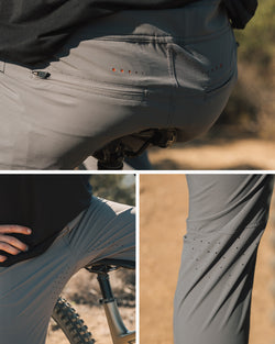 KETL Mtn Skid Mark MTB Pants Grey Men's - Casual Pants - Skid Mark MTB Pants