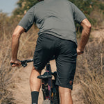 KETL Mtn Skid Mark MTB Shorts - Lightweight, Zipper Pockets, Men's Mountain Biking Shorts Black