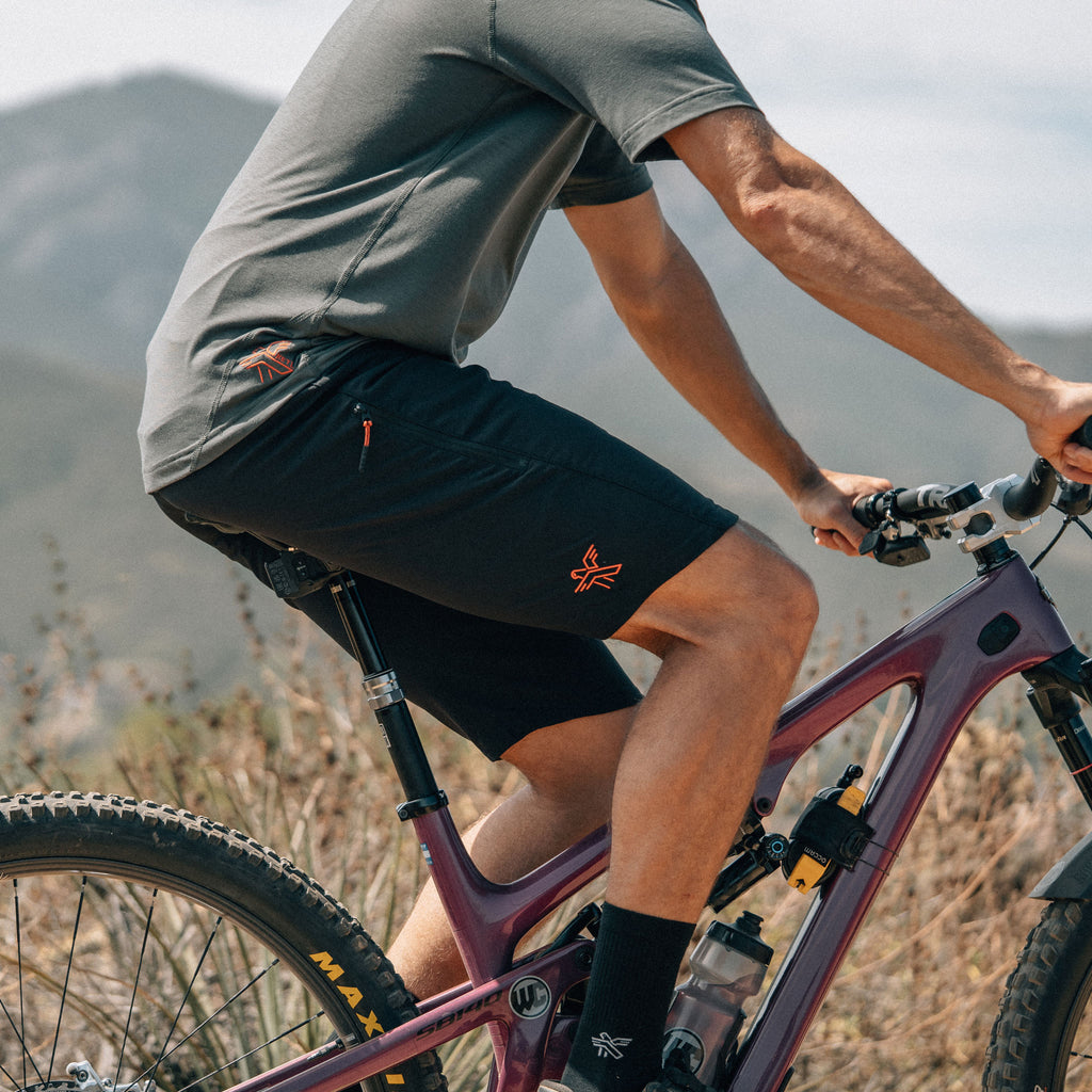mountainbike short KETL Mtn Skid Mark MTB Shorts - Lightweight, Zipper Pockets, Men's
