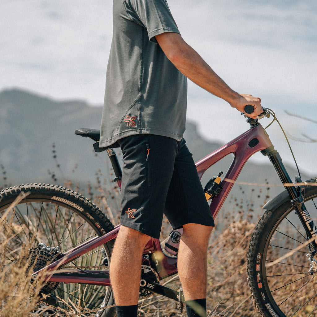 mountainbike short KETL Mtn Skid Mark MTB Shorts - Lightweight, Zipper Pockets, Men's