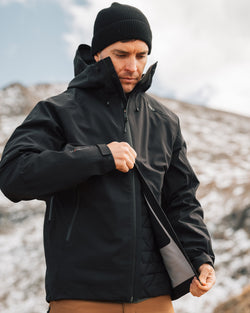 KETL Mtn Storm Rider VF Series 3L Shell Jacket Black Men's Jackets Storm Rider 3L Shell Jacket